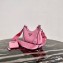 Prada Re-Edition 2005 Saffiano Leather Shoulder Hobo Bag 1BH204 Pink 2020