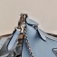 Prada Re-Edition 2005 Saffiano Leather Shoulder Hobo Bag 1BH204 Dusty Blue 2020