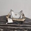 Prada Re-Edition 2005 Saffiano Leather Shoulder Hobo Bag 1BH204 White 2020