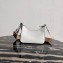 Prada Re-Edition 2005 Saffiano Leather Shoulder Hobo Bag 1BH204 White 2020