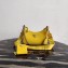 Prada Re-Edition 2005 Saffiano Leather Shoulder Hobo Bag 1BH204 Yellow 2020