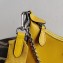 Prada Re-Edition 2005 Saffiano Leather Shoulder Hobo Bag 1BH204 Yellow 2020