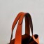 Prada Leather Bucket Handbag 1BG335/1BC127 Orange 2020