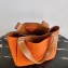 Prada Leather Bucket Handbag 1BG335/1BC127 Orange 2020