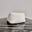 Prada Leather Bucket Handbag 1BG335/1BC127 White 2020