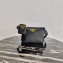Prada Nylon Cross-Body Bag 2VH113 Black/Yellow Logo 2020