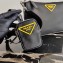 Prada Nylon Cross-Body Bag 2VH113 Black/Yellow Logo 2020