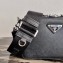 Prada Brique Saffiano Leather Cross-Body Bag 2VH070 Black 2020