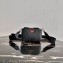 Prada Brique Saffiano Leather Cross-Body Bag 2VH070 Black/Red Logo 2020