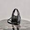 Prada Leather Hobo Bag 1BC132 Black 2020