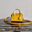 Prada Saffiano Leather Handbag 1BA269 Yellow 2020