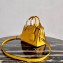 Prada Saffiano Leather Handbag 1BA269 Yellow 2020