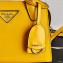 Prada Saffiano Leather Handbag 1BA269 Yellow 2020