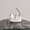 Prada Leather Hobo Bag 1BC132 White 2020