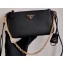 Prada Re-Edition 2000 Saffiano Leather Mini Bag 1BH171 Black 2020