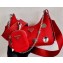 Prada Re-Edition 2005 Nylon Shoulder Hobo Bag 1BH204 Mirror Patches Red 2020