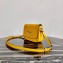 Prada Saffiano Leather Shoulder Bag 1BD249 Yellow 2020