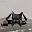 Prada Re-Edition 2005 Saffiano Leather Shoulder Hobo Bag 1BH204 Black 2020