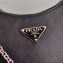 Prada Re-Edition 2005 Saffiano Leather Shoulder Hobo Bag 1BH204 Black 2020