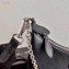 Prada Re-Edition 2005 Saffiano Leather Shoulder Hobo Bag 1BH204 Black 2020