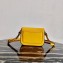 Prada Saffiano Leather Shoulder Bag 1BD249 Yellow 2020