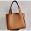 Prada Leather Bucket Handbag 1BG335/1BC127 Brown 2020