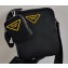 Prada Nylon Bandoleer Cross-Body Bag 2VH112 Black/Yellow Logo 2020