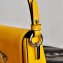 Prada Saffiano Leather Shoulder Bag 1BD249 Yellow 2020