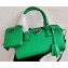 Prada Leather Mini Boston Bag 1BB846 Green 2020