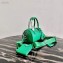Prada Leather Mini Boston Bag 1BB846 Green 2020