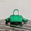 Prada Leather Mini Boston Bag 1BB846 Green 2020