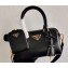 Prada Leather Mini Boston Bag 1BB846 Black/Gold 2020