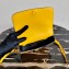 Prada Saffiano Leather Shoulder Bag 1BD249 Yellow 2020