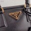 Prada Leather Mini Boston Bag 1BB846 Black/Gold 2020