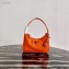 Prada Re-Edition 2000 Nylon Mini Hobo Bag 1NE515 Orange 2020