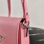 Prada Saffiano Leather Shoulder Bag 1BD249 Pink 2020