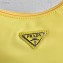 Prada Re-Edition 2000 Nylon Mini Hobo Bag 1NE515 Lemon Yellow 2020