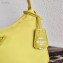 Prada Re-Edition 2000 Nylon Mini Hobo Bag 1NE515 Lemon Yellow 2020