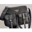 Prada Nylon and Saffiano Leather Shoulder Bag 1BD225 Black 2020