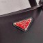 Prada Nylon Briefcase 2VE368 Black/Red Logo 2020