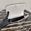 Prada Saffiano Leather Shoulder Bag 1BD249 White 2020