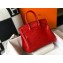 Hermes Birkin 25cm/30cm Bag in Crocodile Pattern Red