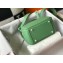 Hermes Mini Lindy 19cm Bag Light Green