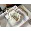 Hermes Mini Lindy 19cm Bag White