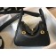 Hermes Mini Lindy 19cm Bag Black/Gold