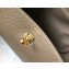 Hermes Mini Lindy 19cm Bag Etoupe/Gold