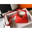 Hermes Mini Lindy 19cm Bag Red