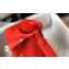 Hermes Mini Lindy 19cm Bag Red