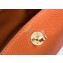 Hermes Mini Lindy 19cm Bag Orange