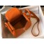 Hermes Mini Lindy 19cm Bag Orange